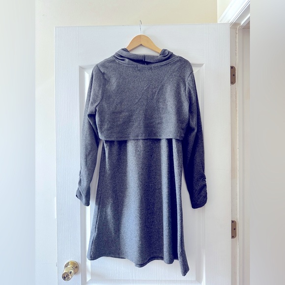 Absolutely Famous Gray Dress With Shrug. XL - Picture 6 of 13